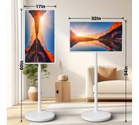 Smart TV portatile Touch screen 1080P antiriflesso da 32 pollici con fotocamera 4K Android 13 8G + 128G Telecomando 5-8H per l'intrattenimento