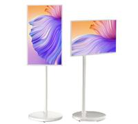 Smart Tv Portatile Wireless Touch Screen 1080p Su Ruote Con Schermo Smart Portatile Da 24, 27 E 32 Pollici, Supporto Da Pavimento Regolabile Con Rotazione A 360°, Durata Di 10 Ore 27inch-4+64G