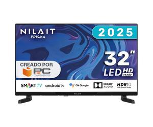 Smart TV senza cornice LED HD Ready Nilait Prisma 32HC7002S da 32 pollici