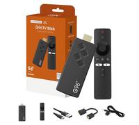 Smart TV Stick, Android 13, compatibile con Chromecast, WiFi,HDMI,H.264,HEVC H.265,Bluetooth, Netflix, Youtube, con telecomando vocale, H313 Quad-Core, 4K Ultra HD (2+16G+controllo vocale)
