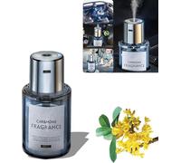 Smart Ultrasonic Atomized Car Air Freshener, Car Fragrance Air Freshener, Essential Oil Car Fast Aroma Diffuser, 5 Modes Adjustment&Auto On/Off, Intelligent Car-mounted Aromatherapy (Osmanthus)