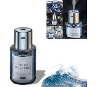 Smart Ultrasonic Atomized Car Air Freshener, Car Fragrance Air Freshener, Essential Oil Car Fast Aroma Diffuser, 5 Modes Adjustment&Auto On/Off, Intelligent Car-mounted Aromatherapy (Ocean)