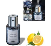 Smart Ultrasonic Atomized Car Air Freshener, Car Fragrance Air Freshener, Essential Oil Car Fast Aroma Diffuser, 5 Modes Adjustment&Auto On/Off, Intelligent Car-mounted Aromatherapy (Lemon)