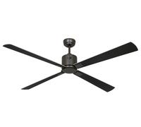 Smart Ventilatore con Telecomando Dc Ventola Neo 152cm Bronzo Wengè Argento