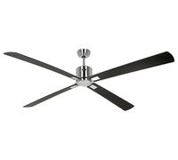 Smart Ventilatore Telecomando Dc Ventola Neo 180cm Opaco Cromo Legno Scuro