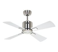 Smart Ventilatore Telecomando Dc Ventola Neo 92cm Opaco Cromo Bianco Grigio
