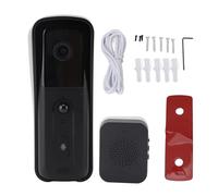 Smart Video Doorbell Professional Professional 1080p Motion Motion Detection Call Support WiFi Video Canale Indoor Collegamento Interno (NERO)