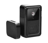 Smart Video Doorbell, Wireless Camera, Adhesive Mounting, High Definition Video, Motion Detection for Rental House, Backyard, Store, Warehouse, Apartment, 3.35x2.09x0.94 Inches