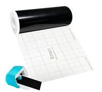 Smart Vinyl Permanent per Cricut Joy, 14X500 CM Nero Vinile adesivo intelligente, pellicola per plotter autoadesiva per tazze, automobili, striscioni, decorazioni fai da te