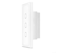 Smart Wall Touch Switch WiFi 120-Type per controllo app eWeLink Modalità relè indipendente Indicatore LED notturno per illuminazione domestica intelligente (3 vie)