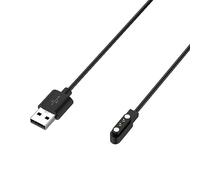 Smart Watch Caricabatterie Cavo di ricarica USB magnetico per Oppo Watch Free Per Ticwatch GTH, SmartWatch Cavo di ricarica USB di ricambio (Nero)