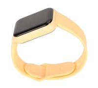 Smart Watch, Fitness Tracker con Display da 1,4 Pollici con Cardiofrequenzimetro, Ossigeno nel Sangue, Contapassi, Monitoraggio del Sonno, Impermeabile IP67, Compatibile con (YELLOW)