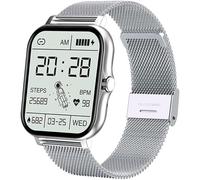 Smart Watch, Orologio Fitness Full Touch con Frequenza Cardiaca E Monitor del Sonno, Fitness Tracker con Monitoraggio della Pressione Sanguigna E Dell'ossigeno nel Sangue, Smartwatch Imperm, H
