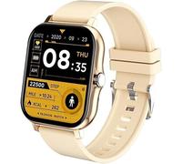 Smart Watch, Orologio Fitness Full Touch con Frequenza Cardiaca E Monitor del Sonno, Fitness Tracker con Monitoraggio della Pressione Sanguigna E Dell'ossigeno nel Sangue, Smartwatch Imperm, E