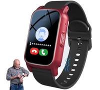Smart Watch per anziani con rilevamento di cadute e GPS, orologio di sicurezza per anziani per uomini e donne, braccialetto di allarme di emergenza per Ringraziamento, Halloween, Natale, Capodanno