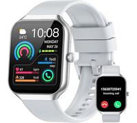 Smart Watch per donne e uomini, touchscreen HD da 2,9", rispondere/effettuare chiamate, fitness tracker con cardiofrequenzimetro e monitoraggio del sonno, oltre 113 modalità sportive, contapassi