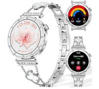 Smart Watch per Donne, Schermo AMOLED HD da 1.19", Smartwatch da Donna, Fitness Tracker con Monitoraggio della Frequenza Cardiaca/Sonno, Chiamate Bluetooth, Impermeabile IP67, Compatibile con iOS e