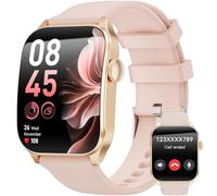 Smart Watch per uomini e donne, rispondere/effettuare chiamate, schermo curvo HD da 1,9 pollici, orologio fitness con cardiofrequenzimetro/monitoraggio del sonno, contapassi, oltre 120 attività