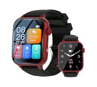 Smart Watch per uomo e donna con GPS integrato, dispositivo di allarme di caduta per anziani, risposta automatica, touchscreen HD da 1,8 pollici, IP67, impermeabile, chiamate SOS per anziani, attività
