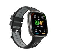 Smart Watch per uomo e donna, display HD da 4,37 cm, oltre 120 modalità sportive, fitness tracker, impermeabile, chiamate wireless, assistente vocale, batteria a lunga durata, compatibile con iPhone e