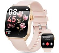 Smart Watch per uomo e donna, orologio intelligente HD da 1,9 pollici (rispondere/effettuare chiamate), fitness tracker con cardiofrequenzimetro e monitoraggio del sonno, contapassi, oltre 100