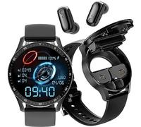 Smart Watch, Smart Watch Bluetooth ultrasottile con touch screen IPS da 1,32 pollici, Smart watch con auricolari wireless, Smart Watch impermeabile IP67 Modalità multi sport Funziona con iOS/Android (