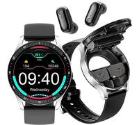 Smart Watch, Smart Watch Bluetooth ultrasottile con touch screen IPS da 1,32 pollici, Smart watch con auricolari wireless, Smart Watch impermeabile IP67 Modalità multi sport Funziona con iOS/Android (