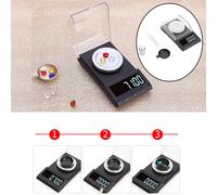 Smart Weight Digital Milligram Gioielli Bilancia Ampio schermo LCD per oro