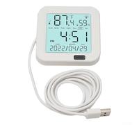 Smart Wi-Fi Termometro igrometro per LCD per tuya App WiFi Temperatura Sensore di umidità 2.4G WiFi per Alexa per Tuya Smart Igrometro Sensore per Schermo LCD App WiFi Clima Ambiente Monitor Sensore