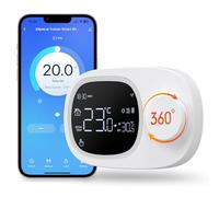 Smart Wi-Fi Termostato per caldaia a gas con riscaldamento e raffreddamento.Termostato da parete, funzionamento a batteria, montaggio a parete.Supporta Alexa, Google Home controllo vocale e