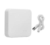 Smart WiFi Bluetooth Zigbee Gateway 3 in 1 Smart Hub multimodale con segnale stabile Tipo C Alimentazione USB DC5V per Home Office Hotel Materiale ABS Rispettoso dell'ambiente