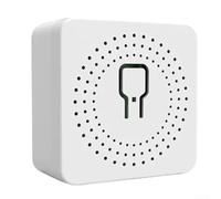 Smart WiFi Interruttore 16A da incasso per app Cozylife - Controllo a 2 vie e controllo vocale con per Alexa - Funzione timer per lampada e ventilatore - Compatto 40 x 40 mm bianco