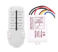 Smart WiFi interruttore telecomando wireless, Interruttore di controllo remoto RF Modalità 1/2/3/4 ON/OFF Luce lampada ricevitore wireless AC180-240V 1000W (MR704)