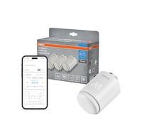 SMART+ WIFI Radiator Thermostat Gen2 White Triple Pack | Termostato intelligente per radiatori, controllo da APP, WiFi, bianco, confezione da 3