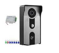Smart WIFI Videocitofono RFID Card Control 1080P Campanello Wireless For Esterni Telecamera IP Di Interfono Sblocco Remoto Villa Protezione Contro Tutte Intemperie(IDTWIFI-DC 3A-Add 32G TF Card)