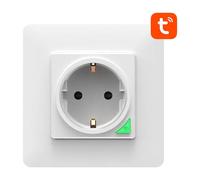 Smart Wifi Wall Outlet 16A Tuya White Alexa Google Assistant
