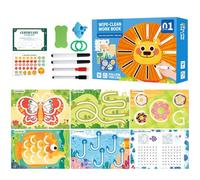 Smart Workbook - Writing Training Toy | Handwriting Workbook | Little Curious Minds Workbook, Educational Writing Training Toy Interactive For Kids Aged 2 Years More - Tracing Workbook