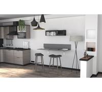 SmartBeds Tavolo pieghevole BEKI con piano in melaminico da 150x54 cm