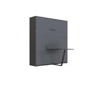 SMARTBett Letto a Scomparsa M3 160x200 cm - Verticale con Tavolo