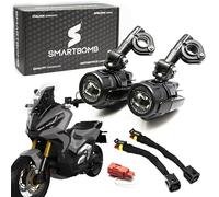 Smartbomb Kit Faretti fendinebbia connettori specifici 40w omologati X-ADV 2025 IN POI + staffe regolabili abs + connettore attivazione