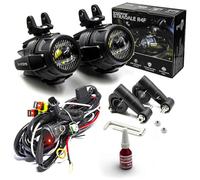 Smartbomb Luci aggiuntive GS 1300 ADV 40W FENDINEBBIA LED Omologati Certificato TUV STRADALE R4F Staffe tubolare+kit cablaggio plug&play canbus no perdita garanzia