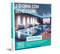 smartbox - Cofanetto Regalo per Uomo o Donna - 3 Giorni con Benessere - Idee Regalo Originale - 2 Notti con Colazione e Pausa Relax per 2 Persone