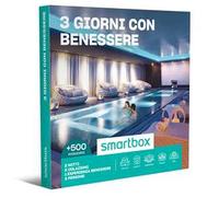 smartbox - Cofanetto Regalo per Uomo o Donna - 3 Giorni con Benessere - Idee Regalo Originale - 2 Notti con Colazione e Pausa Relax per 2 Persone