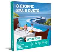 smartbox - Cofanetto Regalo per Uomo o Donna - 3 Giorni Spa e Gusto - Idee Regalo Originale - 2 Notti con Colazione, 1 Cena e 1 Percorso Benessere per 2 Persone