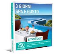 smartbox - Cofanetto Regalo per Uomo o Donna - 3 Giorni Spa e Gusto - Idee Regalo Originale - 2 Notti con Colazione, 1 Cena e 1 Percorso Benessere per 2 Persone