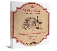 smartbox - Cofanetto Regalo per Uomo o Donna - Cantine d'Italia - Idee Regalo Originale - 1 degustazione di Vini per 2 Persone