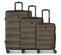 SMARTBOX carrello Edition 03 Trolley Set 3 -pezzi Chocolate - Brown marrone scuro