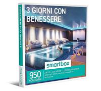 smartbox - Cofanetto Regalo per Uomo o Donna - 3 Giorni con Benessere - Idee Regalo Originale - 2 Notti con Colazione e Pausa Relax per 2 Persone