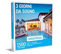 smartbox - Cofanetto Regalo per Uomo o Donna - 3 Giorni da Sogno - Idee Regalo Originale - 2 Notti con Colazione per 2 Persone