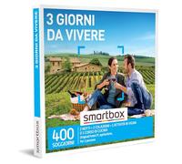 smartbox - Cofanetto Regalo per Uomo o Donna - 3 Giorni da Vivere - Idee Regalo Originale - 2 Notti con Colazione e 1 attività per 2 Persone